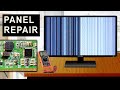 Led  lcd tv display panel repair  tcon board repairing  dc to dc converter voltage details