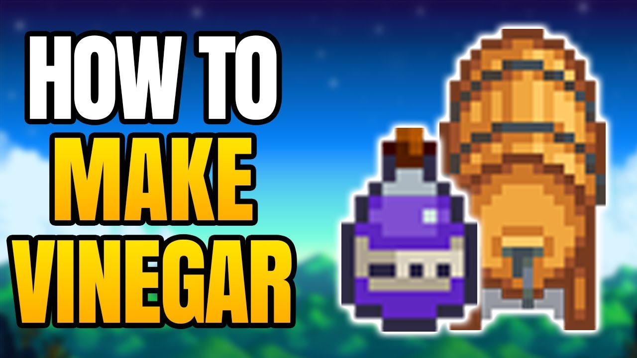 Stardew Valley – How To Make Vinegar | How To Get Rice & Turn It Into ...