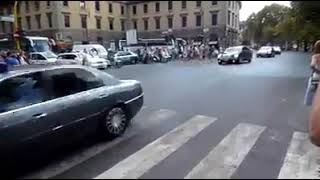 مذا فعل معمر القذافي في شوارع روما بأغنية خالد الزروق
