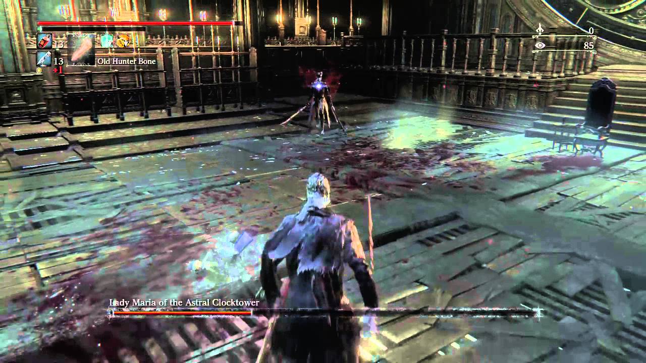 Bloodborne Lady Maria (Ng+7) No parry