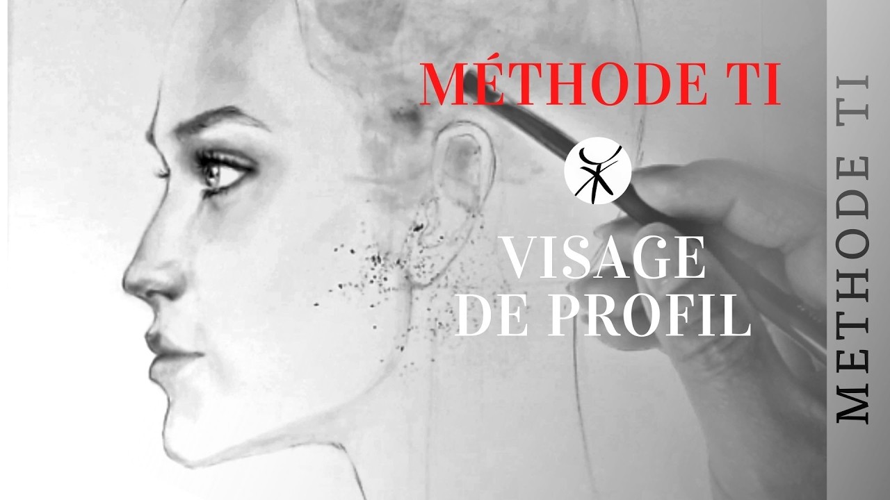 Dessiner un visage réaliste Femme de Profil & proportions avec la ...