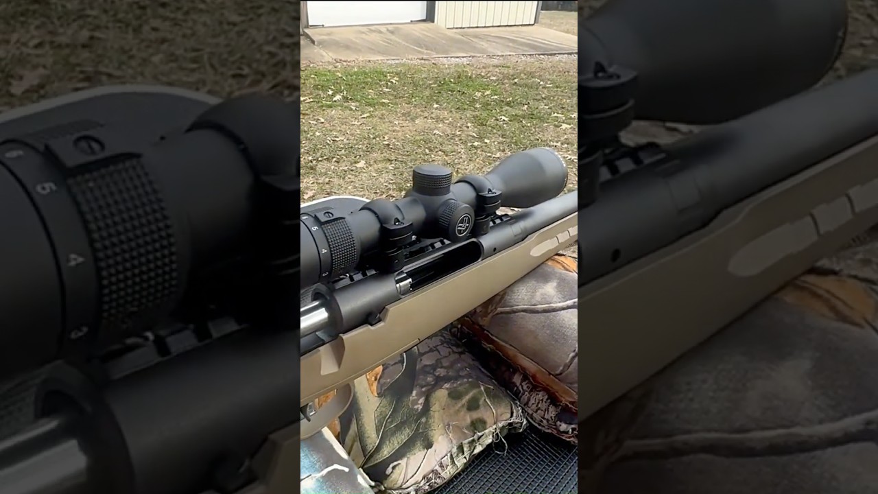 Пристрелка винтовки Savage Axis 2 калибра 300 Blackout на 100 ярдов с пулями Winchester XP 150 гр...