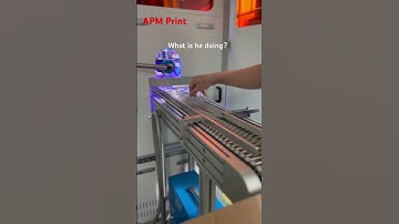 Do you want to know what is he doing? #apm #printingmachine