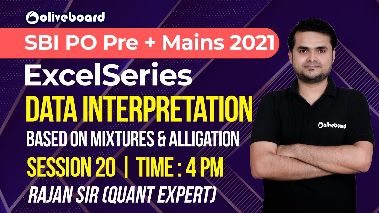 SBI PO 2021 | Maths | Data Interpretation Based on Mixtures ...