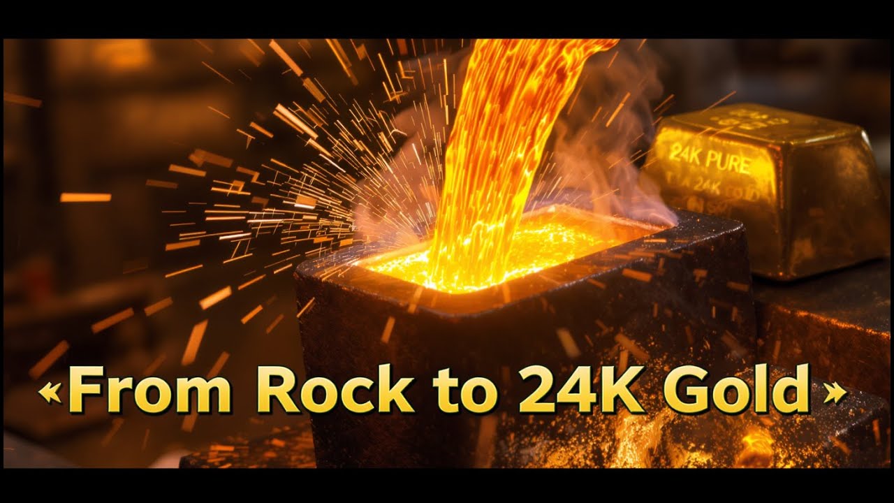 How Raw Gold Becomes Pure 24K Gold