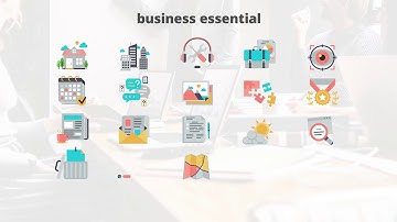 Business Elements – Flat Animation Icons | After Effects Project Files - Videohive template