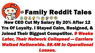 New CEO Cut My Salary By 20% After 12 Yrs Of Loyalty  I Stayed Calm, Resigned, &amp; Joined Their Bi