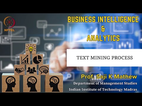 TEXT MINING PROCESS  | BI&A | Prof. Saji K Mathew