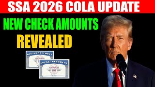 BREAKING: SSA Just Released 2026 COLA Update — New Check Amounts Revealed!