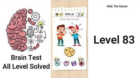 Brain Test - Level 83 - Please stop this fight! - SOLVED