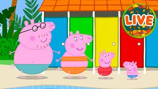 LIVE 🔴 Peppa Pig's NEW Summer Holiday Adventures! ☀️🏖️ | Full Episodes | Family Days Out