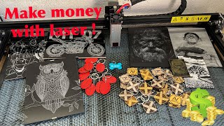 Easy Projects To Make Money with Hobby Laser (NEJE 3 MAX)