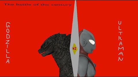 Godzilla vs Ultraman | An epic battle | 3d animation