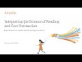 Reading Comprehension and Instruction Strategies