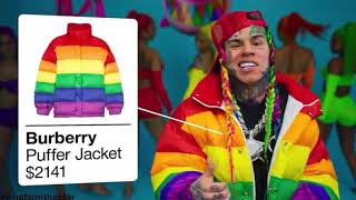 6IX9INE OUTFITS IN GOBA VIDEO