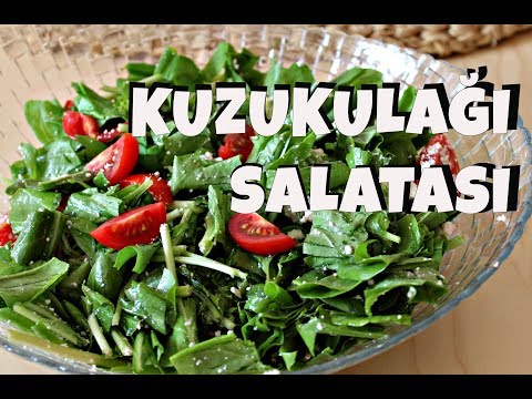 Video: Ispanak, Kuzukulağı Ve Deniz Yosunu Salatası