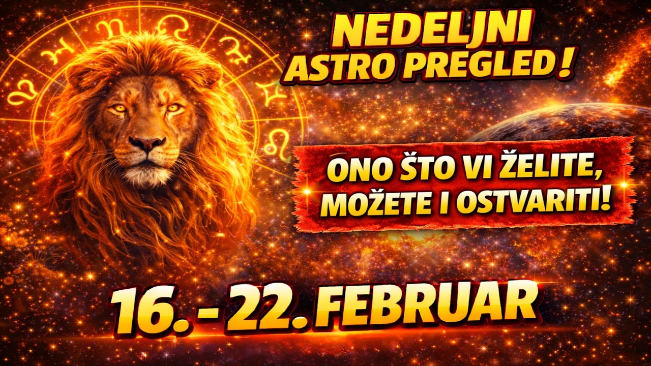 ♌ LAV NEDELJNI PREGLED | 16 - 22.  FEBRUAR | POMRAČENJE SUNCA MENJA TOK