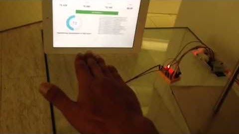 Bedside gesture (sonar) HVAC control