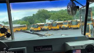 A Ride in A Manual 2002 BlueBird Freightliner FS65 School Bus W/ CAT 3126