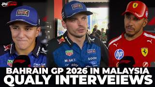 F1 Drivers Qualifying Interviews | Bahrain GP in Malaysia 2026