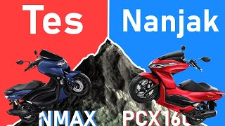 Adu Tenaga New NMAX & PCX160 Di Tanjakan