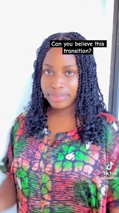  A sign to go make that hair girl #transition #braids #shorts - YouTube