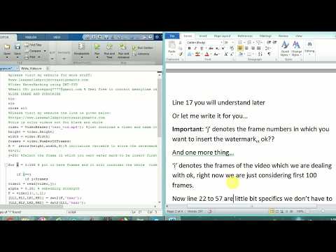 Video Watermarking Discrete