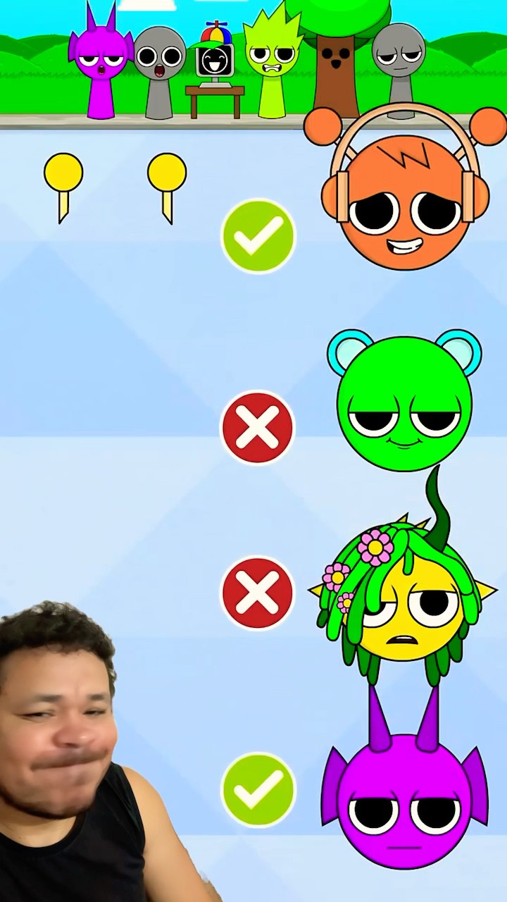 TESTE DE QI COM OS SPRUNKI #mayumigames #sprunki #shortsvideo #youtubeshorts