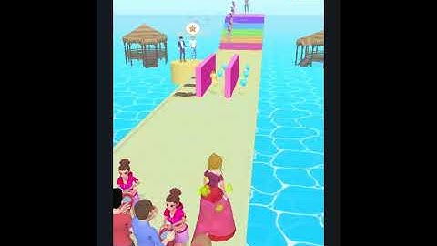 jugando Makeover Run nivel 19 #shorts