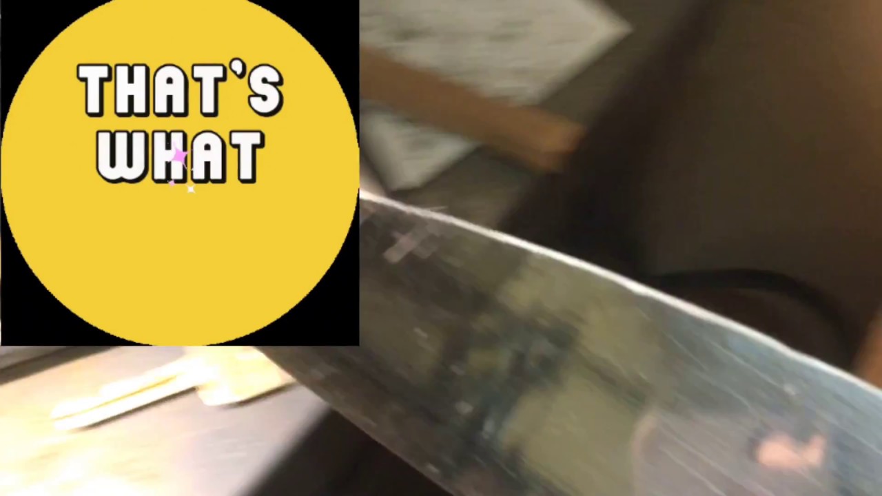 How to sharpen a knife with a bench grinder YouTube