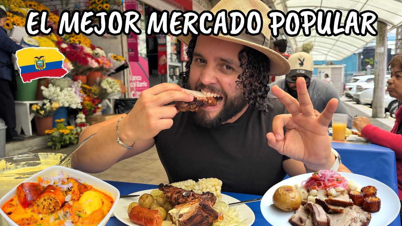 El mercado más LIMPIO y VARIADO de QUITO🧀: En IÑAQUITO encuentras de todo🥑