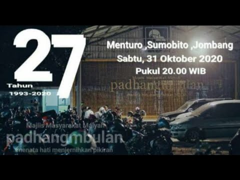 IJAZAH WIRID JAMAAH PADHANGMBULAN || 27 Tahun Padhangmbulan