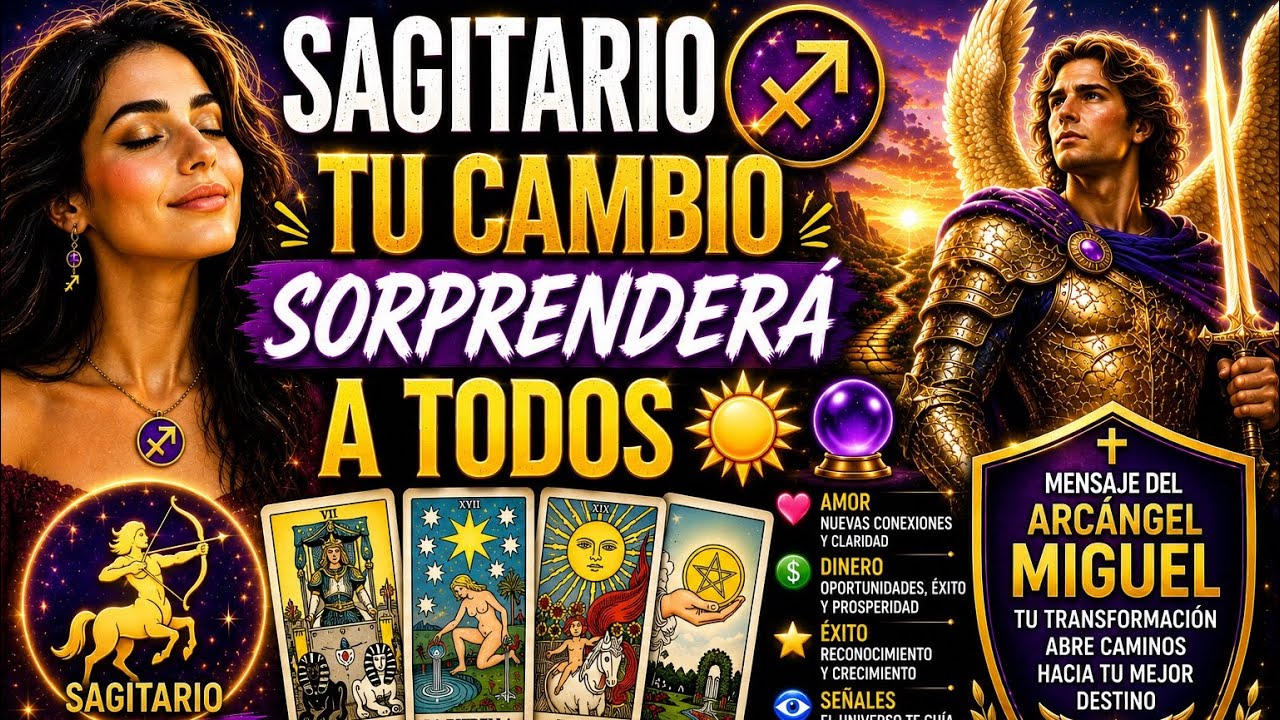SAGITARIO | TU CAMBIO SORPRENDERÁ A TODOS ! - YouTube