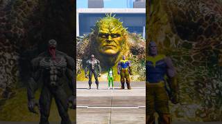 RANDOM HULK VS SHE-HULK BATTLE : GTA V🔥#shorts  #short