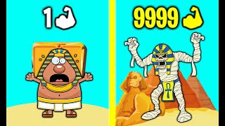 Idle Egypt Tycoon! MAX LEVEL MUMMY, CHARIOT, TOWN, PYRAMID, MARKET EVOLUTION! (9999+ Level!) screenshot 5