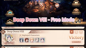 Deep Down VIII (8) - Free Mode - Chew it, Iria Food! [𝐒𝐰𝐨𝐫𝐝 𝐨𝐟 𝐂𝐨𝐧𝐯𝐚𝐥𝐥𝐚𝐫𝐢𝐚]