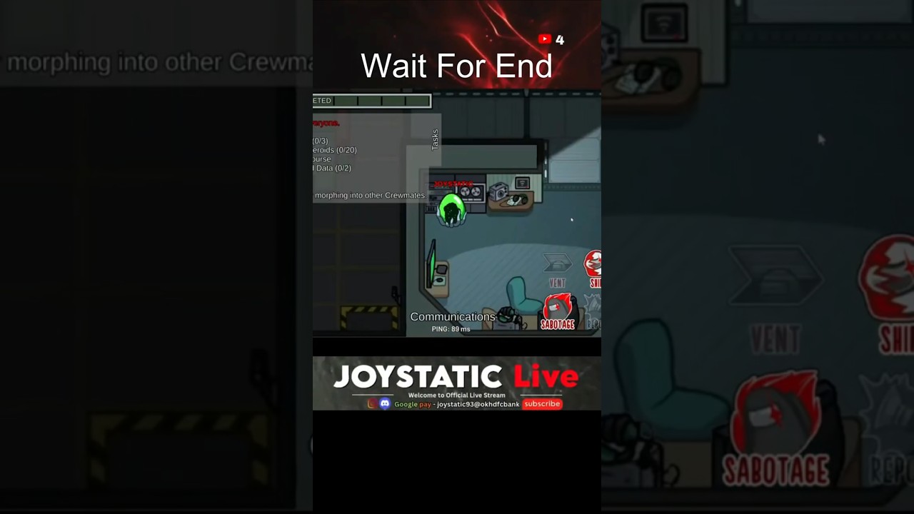 💯 IQ Imposter Gameplay in Among Us Shorts