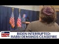 Israel war: &#39;ceasefire now&#39; Biden heckled during fundraiser event | LiveNOW from FOX