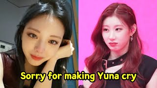 ITZY Yuna Crying, Chaeryeong explains why