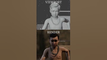 Viewport ➝ Final Render ✨ | Blender Viewport vs Render #shorts
