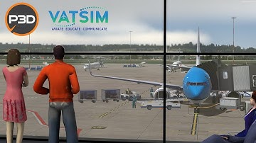 P3D V5 | Krakow [EPKK] - Amsterdam [EHAM] | beautiful flight  with FS2crew| PMDG 737-700