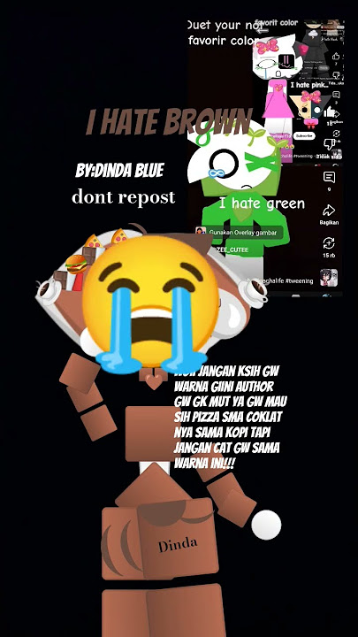 lagi marah malah di kasih warna coklat ngambang di sungai😭🗿