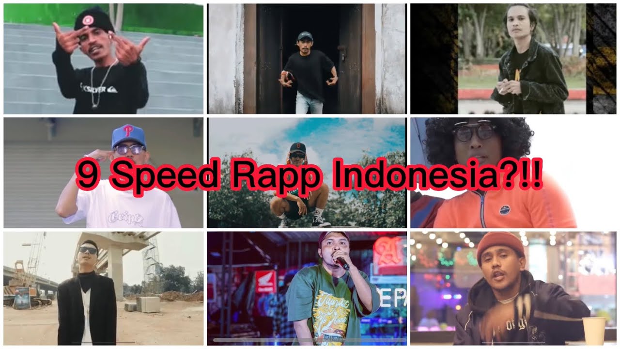 9 SPEED RAPP INDONESIA?!! #speedrap #hiphopmusic #disstrack !! - YouTube