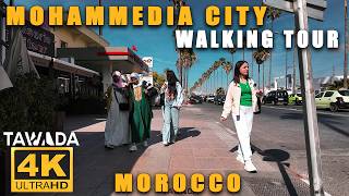 mohammedia city (4k uhd) walking tour - morocco