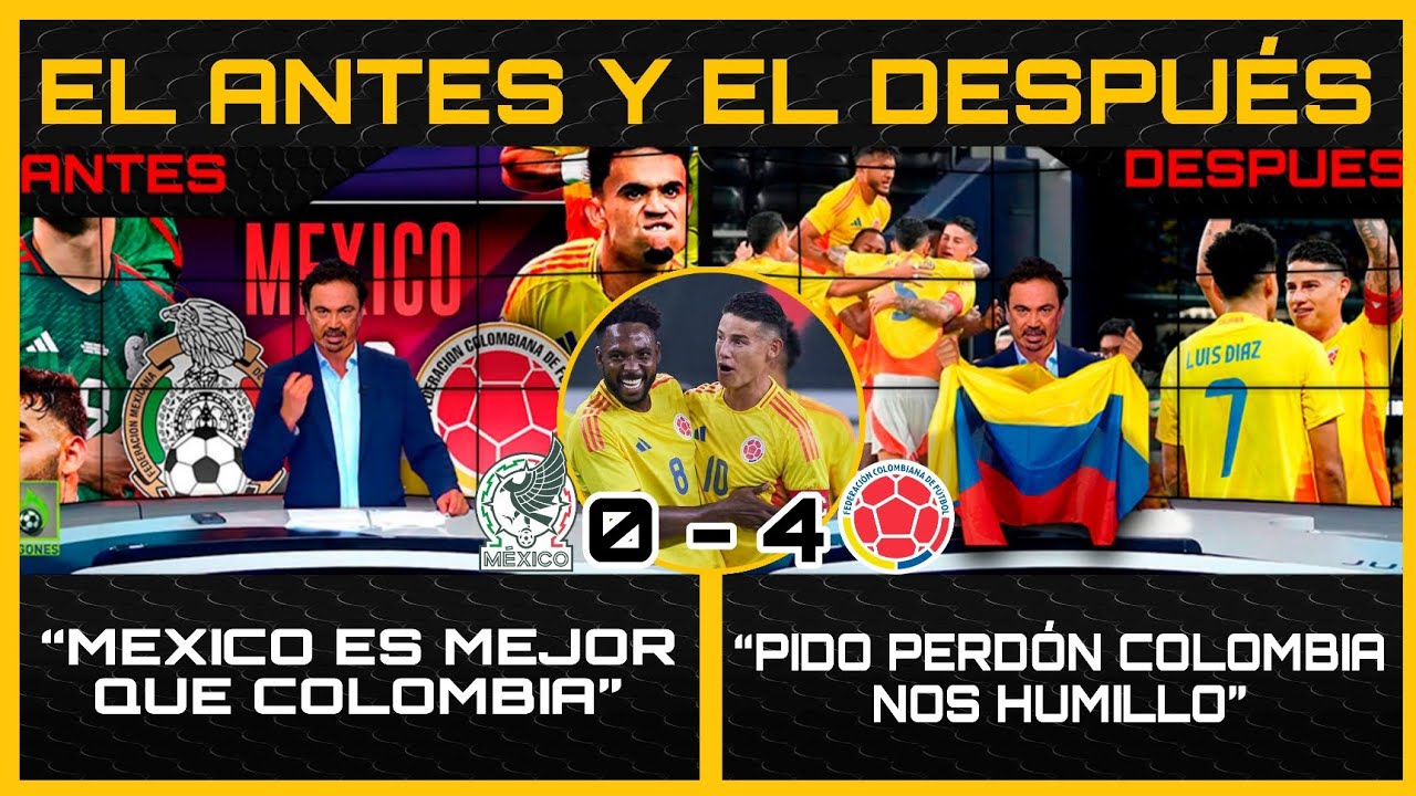 🤣PRENSA MEXICANA MENOSPRECIABA a COLOMBIA HASTA QUE PASO ESTO | México 0 - 4 Colombia🚨