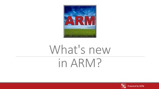 ARM Software Webinar - What's new in ARM 2022