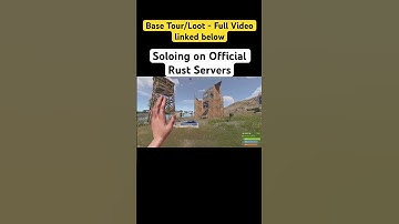 Solo Rust on Official Servers 💰😁 #rust #rustshorts #gaming #shorts