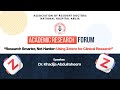 ARD-NHA Academic Forum: Using Zotero as a Reference Manager