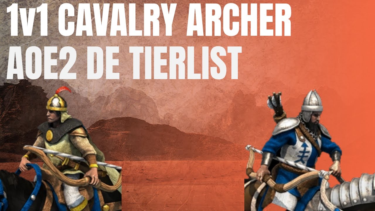 **NEW** 1v1 Cavalry Archers Tierlist AOE2 DE July 2023 YouTube