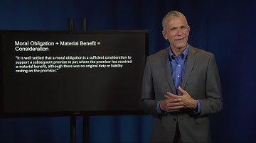 Mills v. Wyman - Moral Obligation & Webb v. McGowin - Rescuer’s Recompense - American Contract Law I
